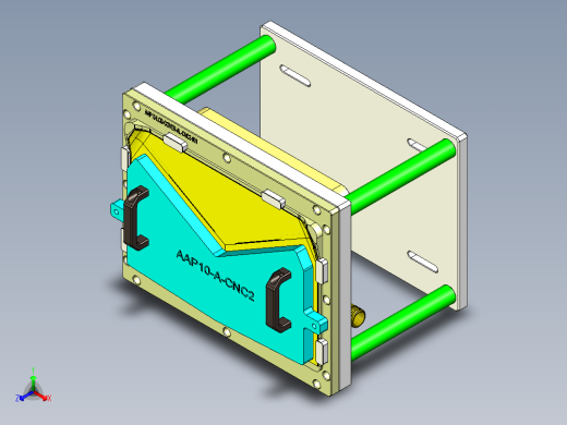 aap10_lcd_cover_al-笔记本CNC工装夹具三维模型CNC2-1110