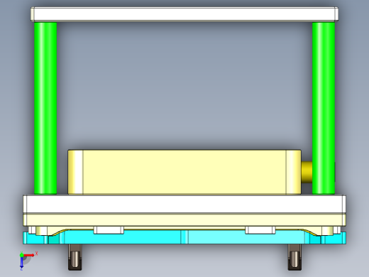 aap10_lcd_cover_al-笔记本CNC工装夹具三维模型CNC2-1110俯视缩略图