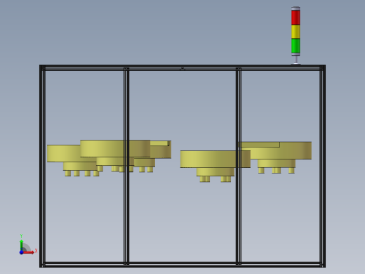 电磁阀全自动组装设备sw21可编辑前视缩略图