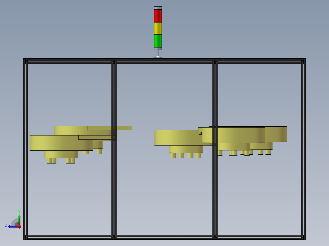 电磁阀全自动组装设备sw21可编辑右视图