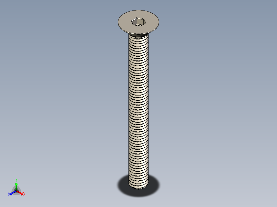 Screw_ISO_10642_M10x100_A2.STEP主视图