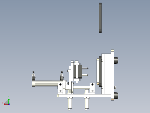插座耐久试验台3D数模图纸+step格式后视缩略图