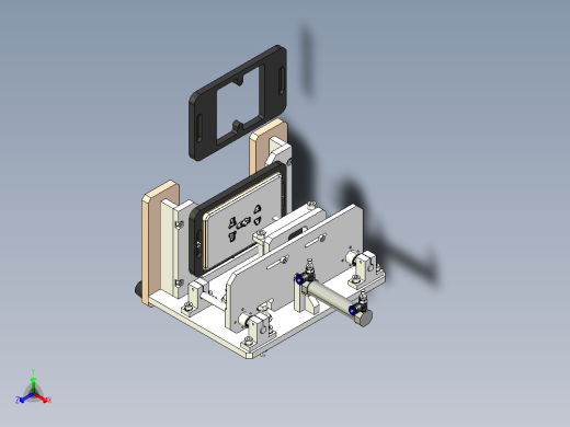 插座耐久试验台3D数模图纸+step格式正等轴测缩略图