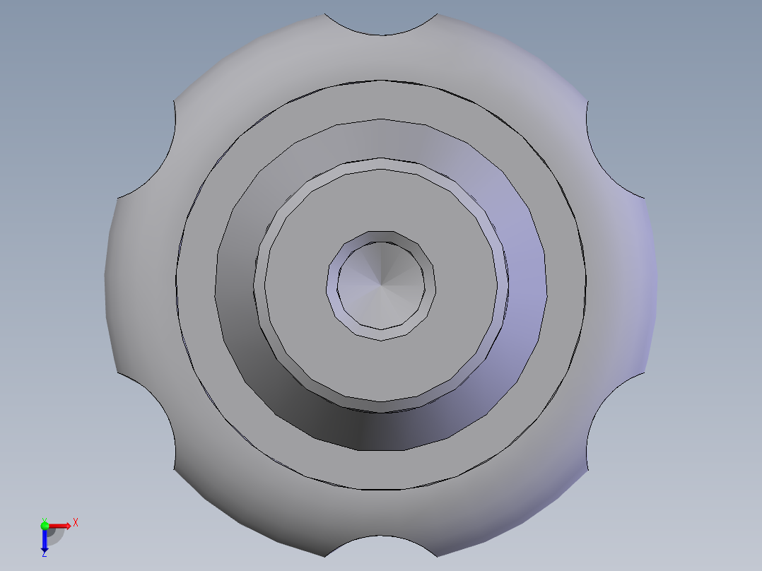 波纹把手(A型) 50×801俯视图