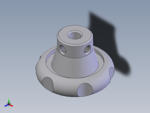 波纹把手(A型) 50×801正等轴测缩略图
