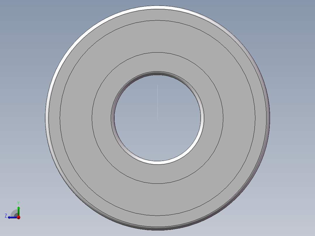 国产微型球轴承 NSK 695ZZ右视图