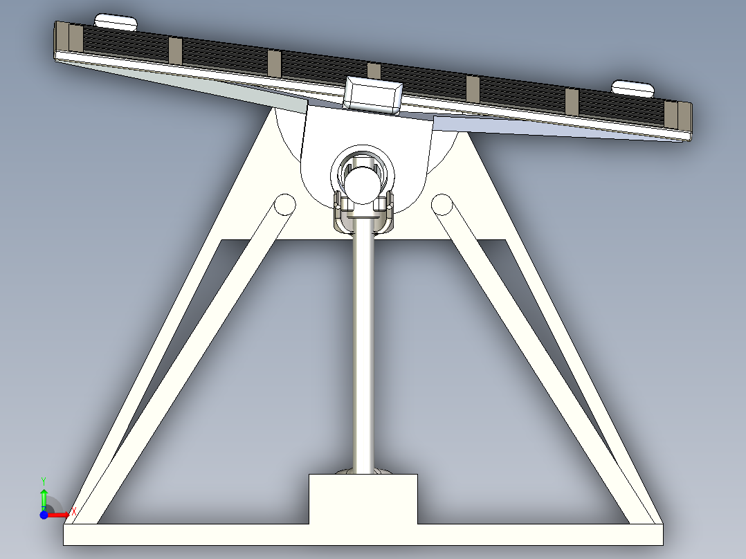太阳能追踪板前视图