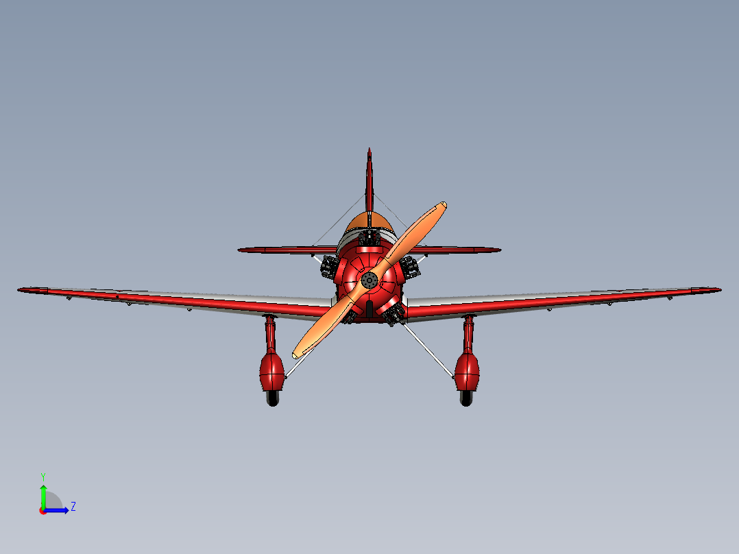 UT-1。教练机左视图