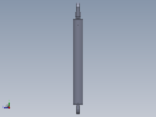 焊接型液压缸140x80x1200毫米右视缩略图