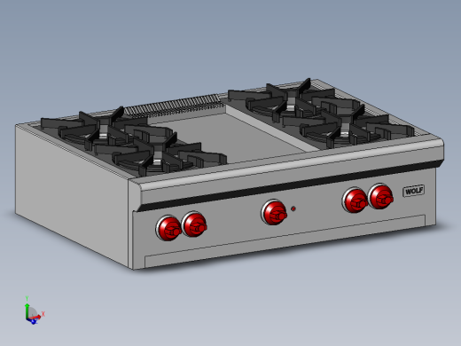 A2004480-狼 RT364G 燃气灶