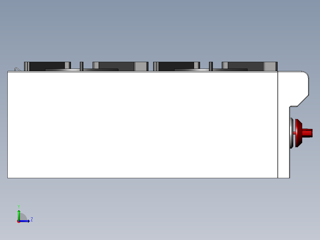 A2004480-狼 RT364G 燃气灶左视图