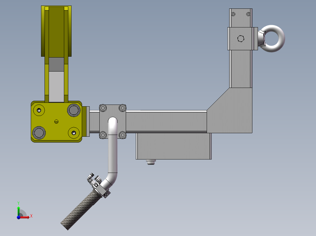 吊装圆柱形夹具 672069前视图