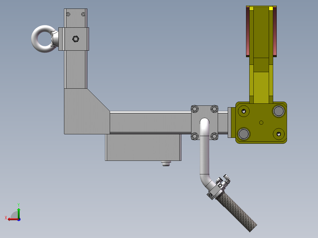 吊装圆柱形夹具 672069后视图