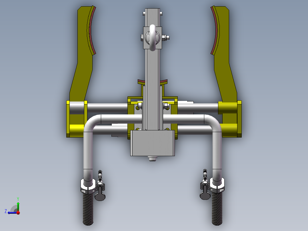 吊装圆柱形夹具 672069右视图