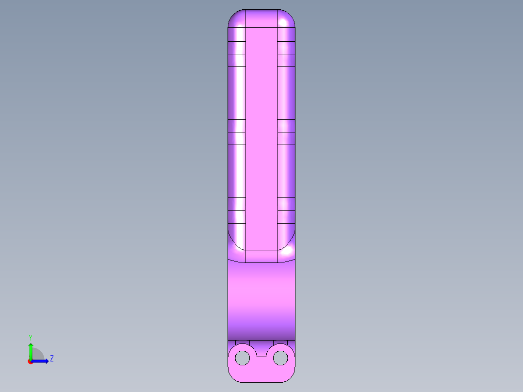 编织手柄左视图