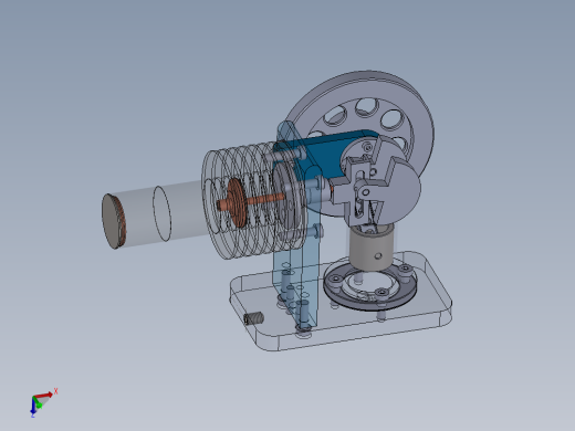 斯特林发动机结构设计 249676