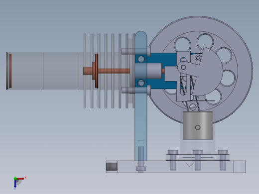斯特林发动机结构设计 249676俯视缩略图