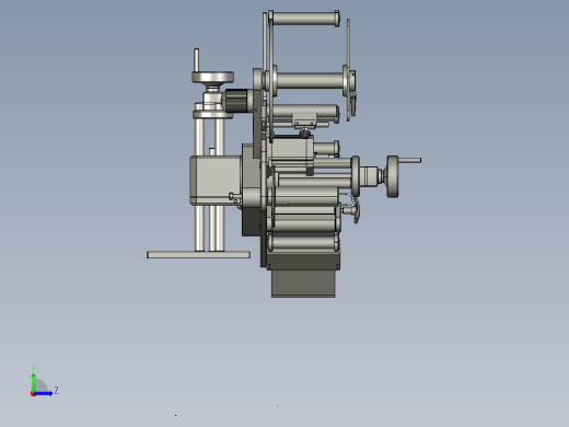 贴标机组件左视缩略图