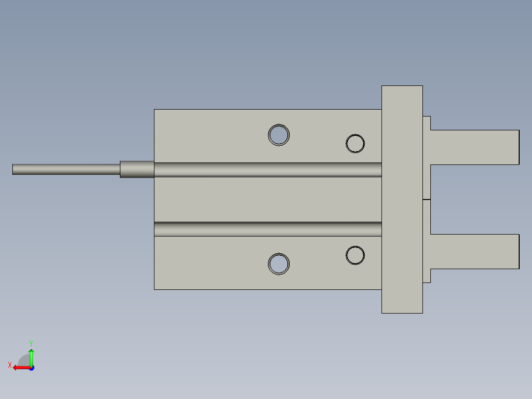 手指气缸HFZ20_CL_+_CMSH-1_后视图