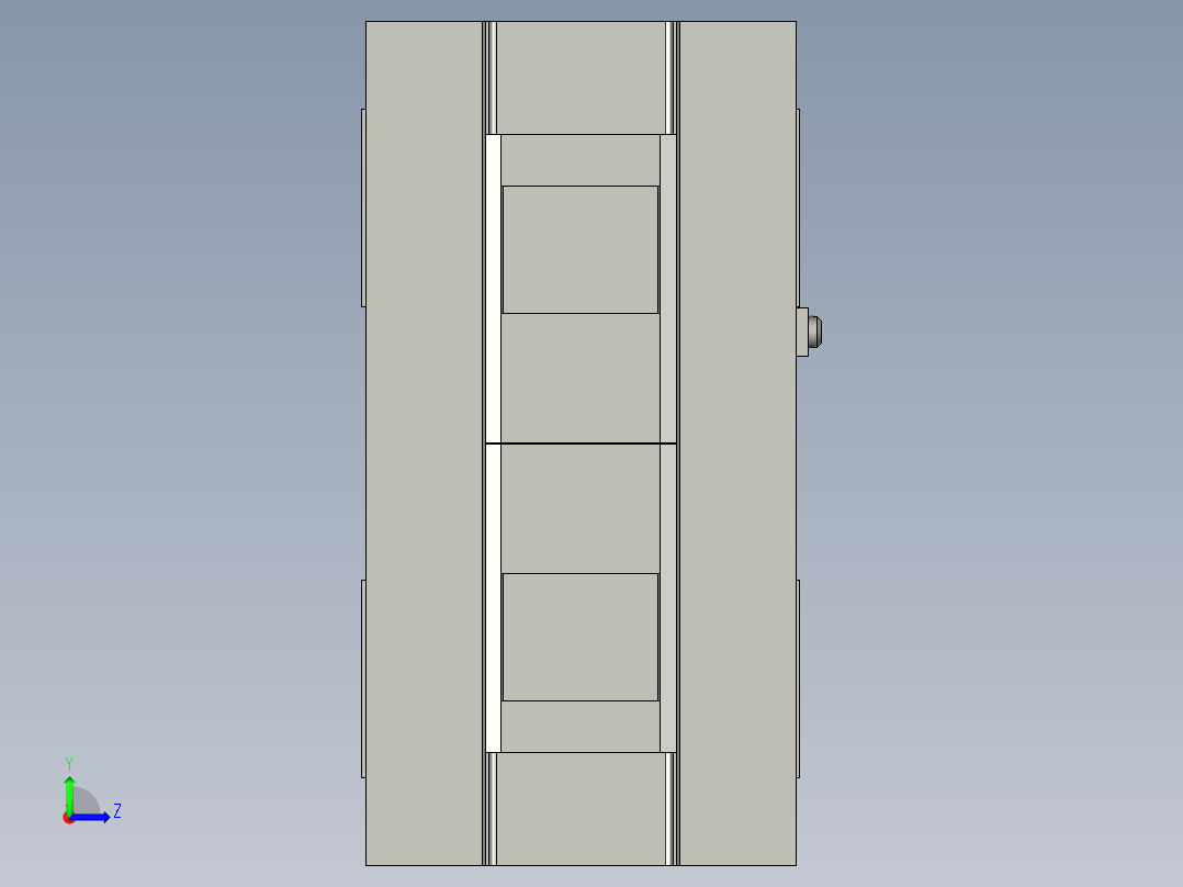 手指气缸HFZ20_CL_+_CMSH-1_左视图