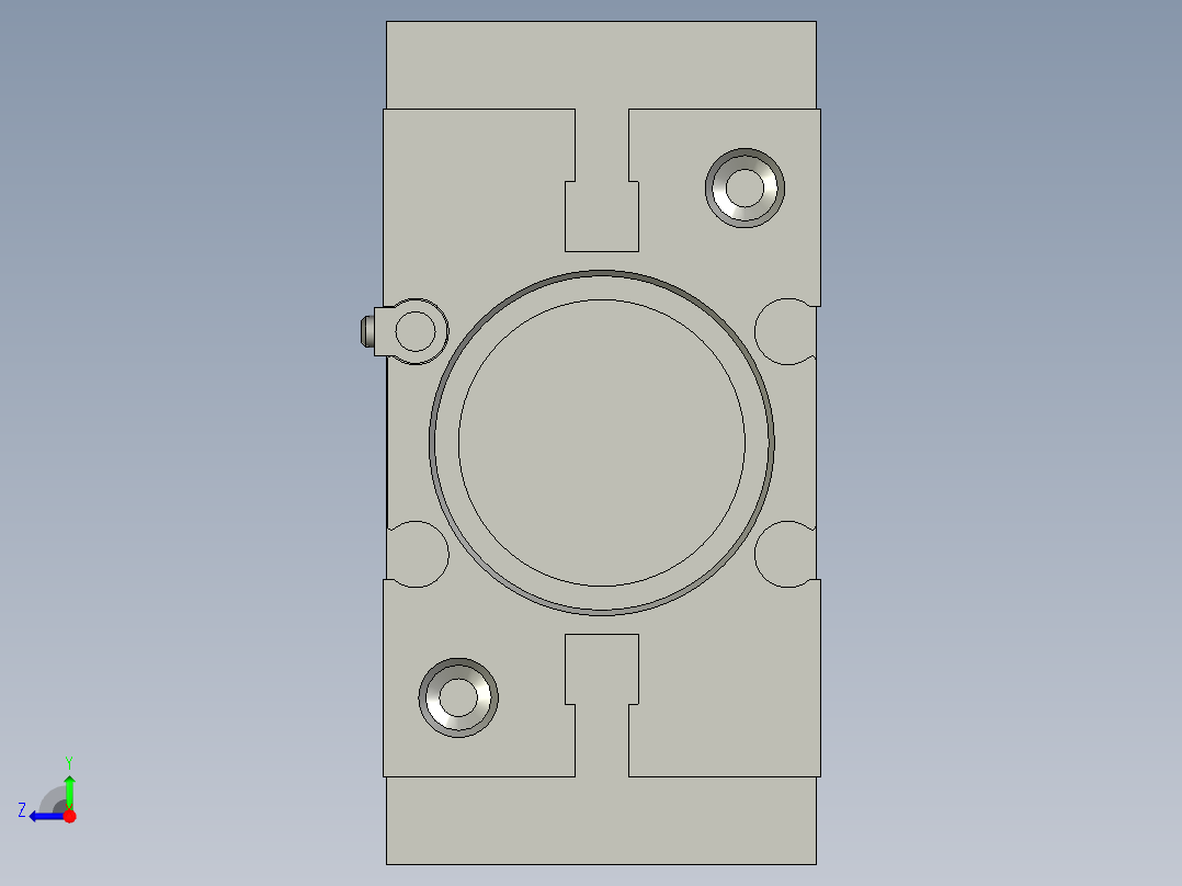 手指气缸HFZ20_CL_+_CMSH-1_右视图