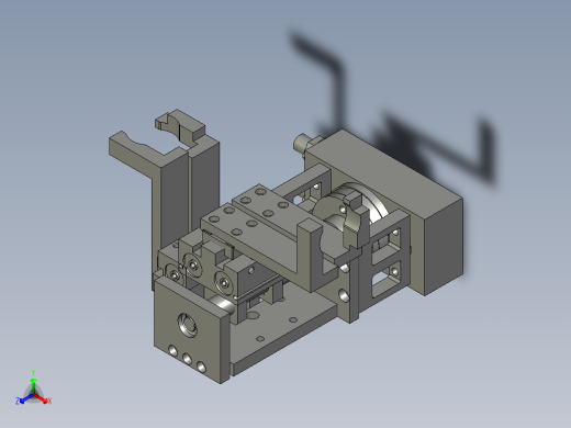 7寸9寸中间取料机械手夹料组件