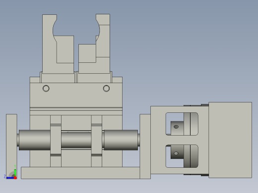 7寸9寸中间取料机械手夹料组件右视缩略图