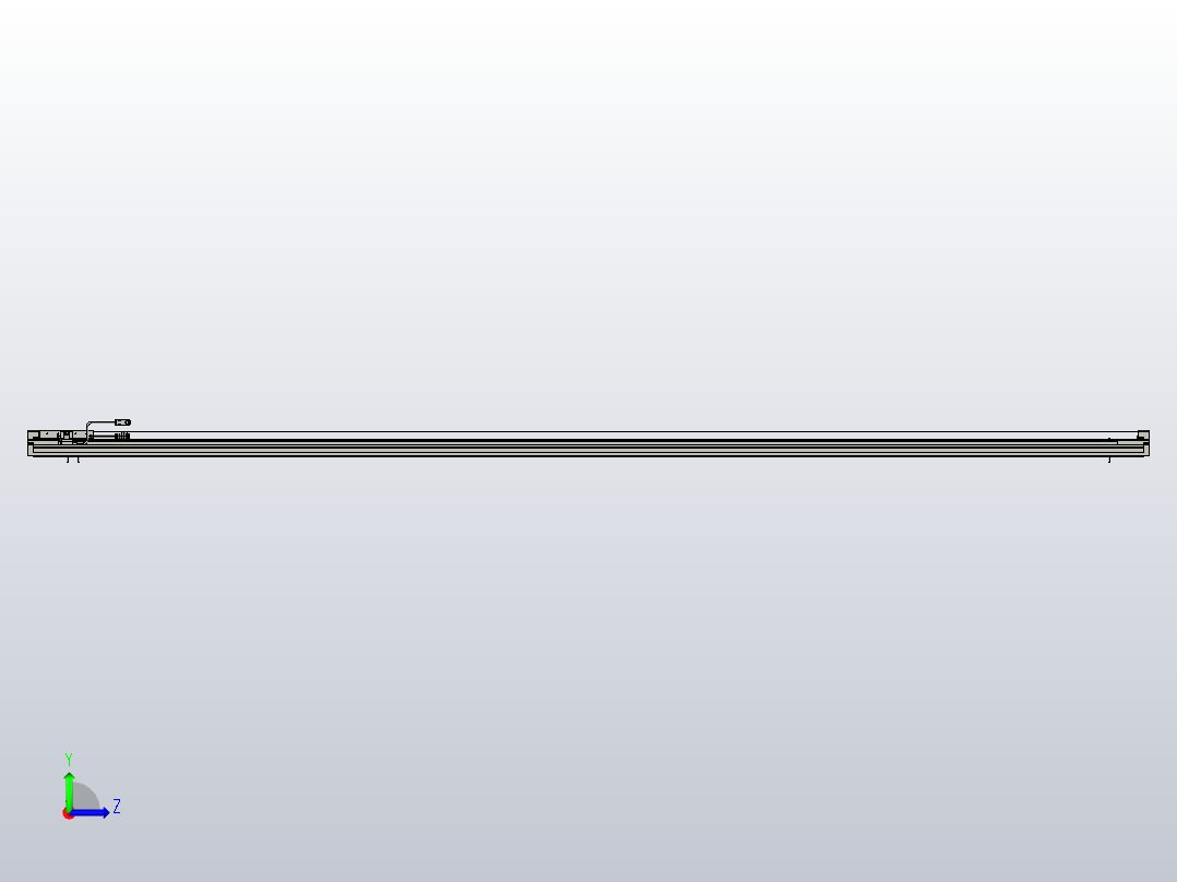 直驱直线电机轴TPA-LNP2-170-35C2-1-L2940-3-C-05-N3左视图