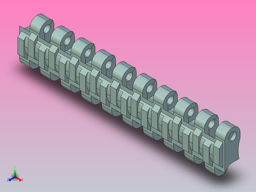 YS300-11-W170-C1网带链主视图