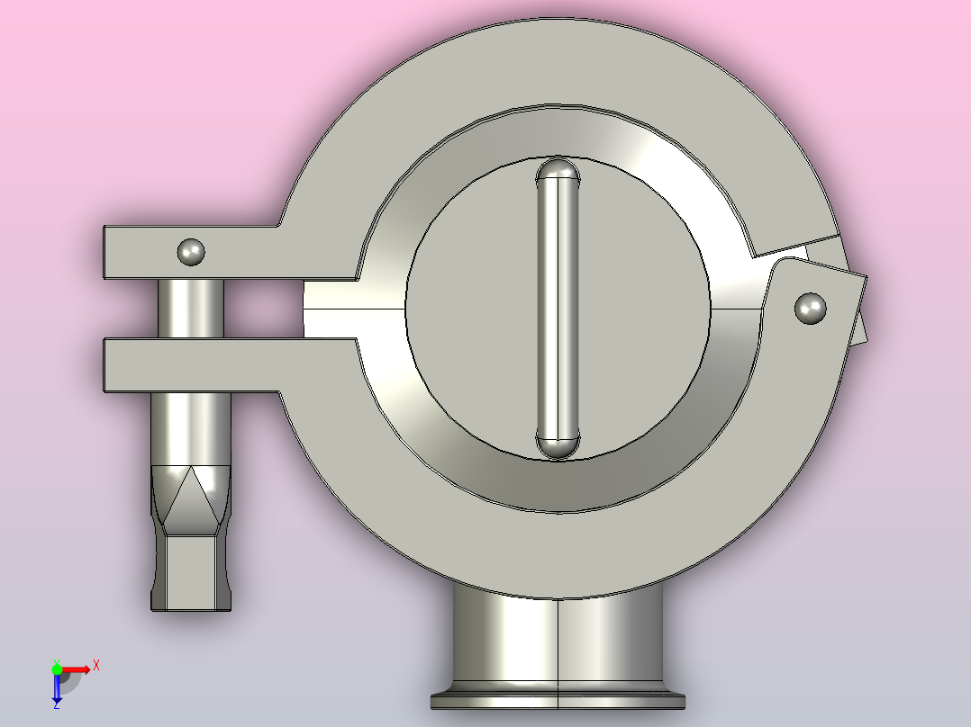 90°卡式过滤器[1539300 0200]俯视图
