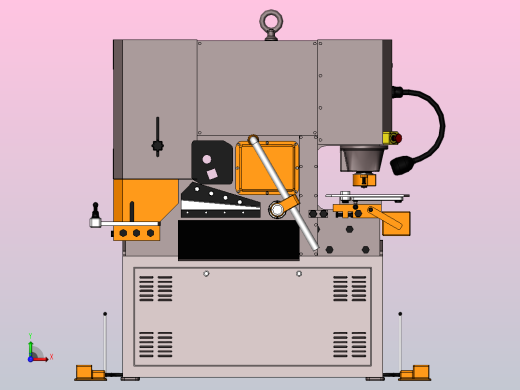冲床GEKA P80Spunch-machine-geka-p80s-模型格式为 stp前视缩略图