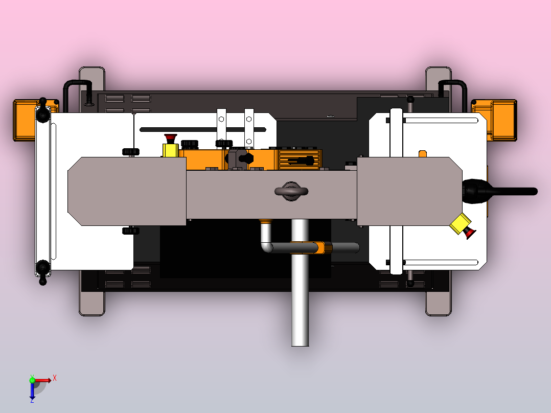 冲床GEKA P80Spunch-machine-geka-p80s-模型格式为 stp俯视图