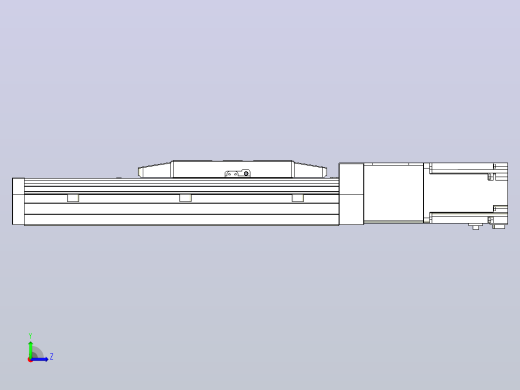 滚珠丝杠直线轴内置导轨TPA-GCR-170-2510C-L150-M-M75-N3左视缩略图