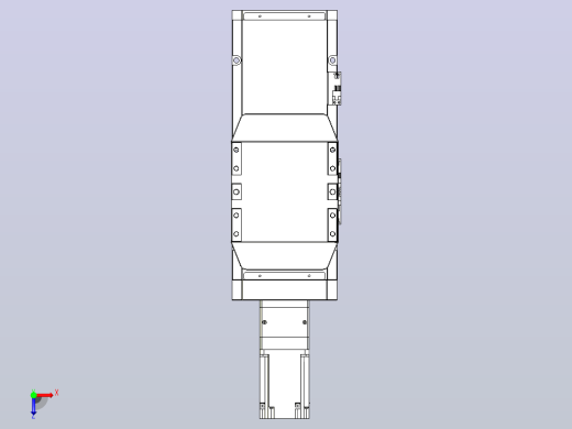 滚珠丝杠直线轴内置导轨TPA-GCR-170-2510C-L150-M-M75-N3俯视缩略图