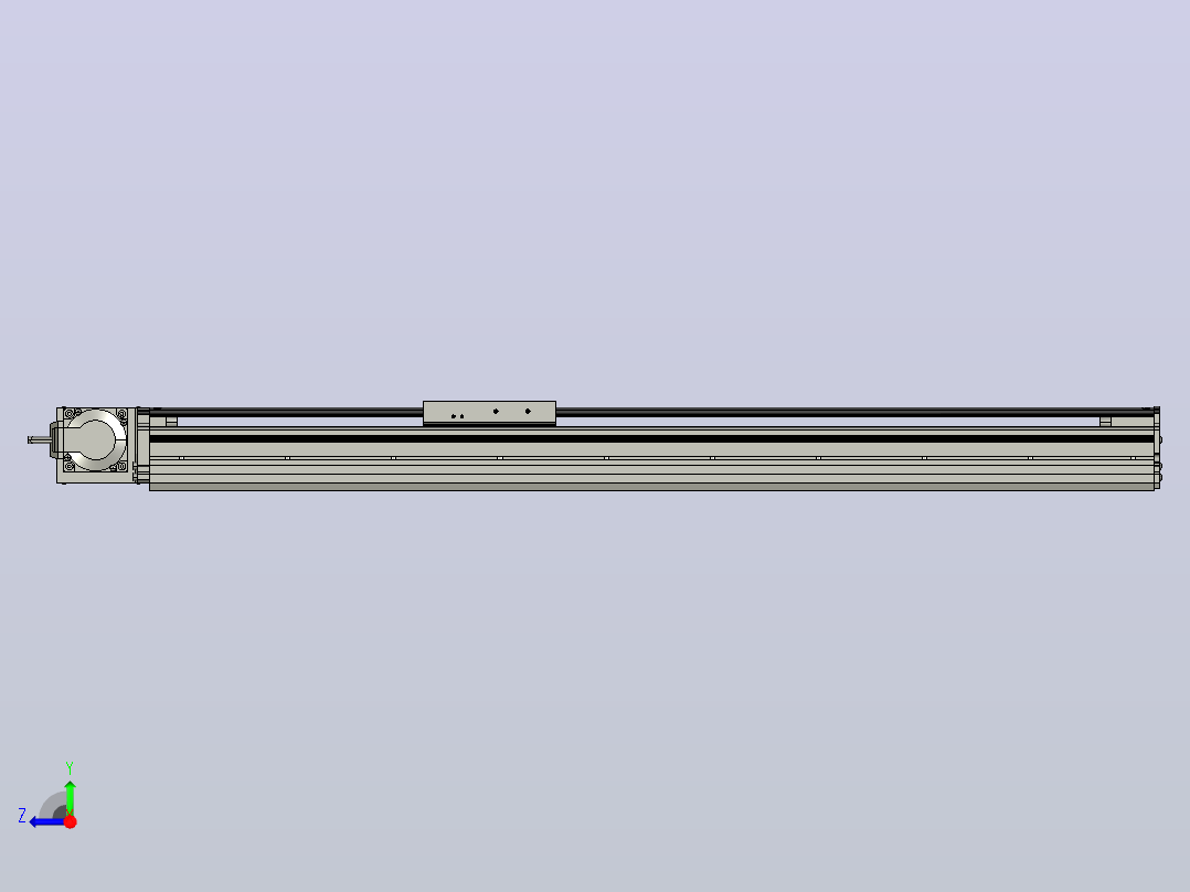 MT120BT半封闭皮带滑台[MT120BT.L100.700.LT.P40.C3]右视图