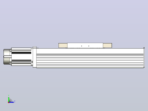 滚珠丝杠直线轴带导轨全封闭TPA-HCR-220D-3210C-L150-M-C-P1K-N3左视缩略图