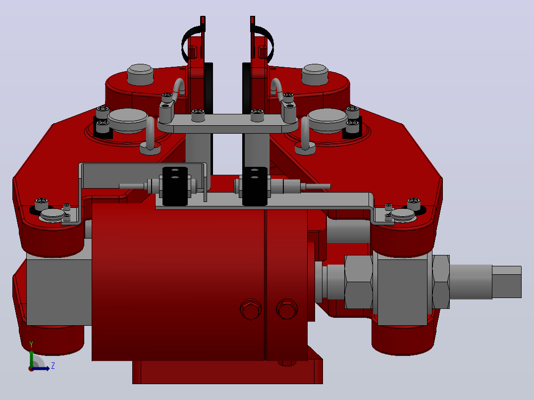 SBD-A安全制动器_SBD315-A-1000×36ⅡRL.WL.CL左视图