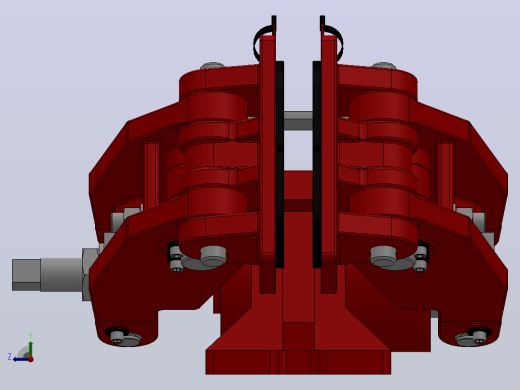 SBD-A安全制动器_SBD315-A-1000×36ⅡRL.WL.CL右视缩略图