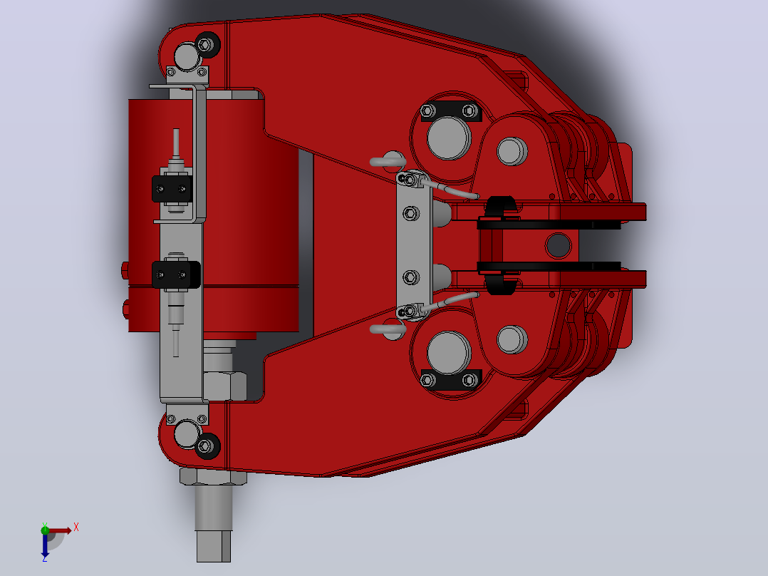 SBD-A安全制动器_SBD315-A-1000×36ⅡRL.WL.CL俯视图