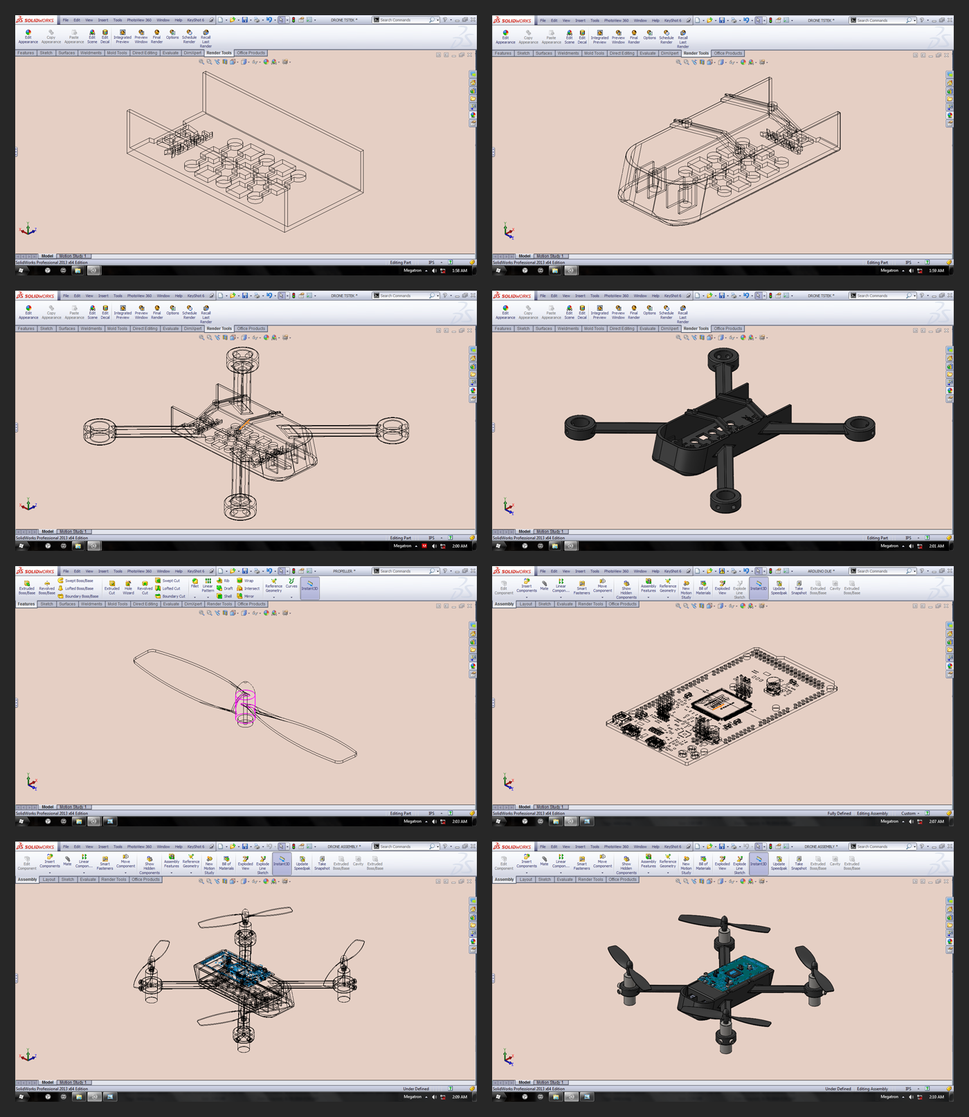 无人机3D模型