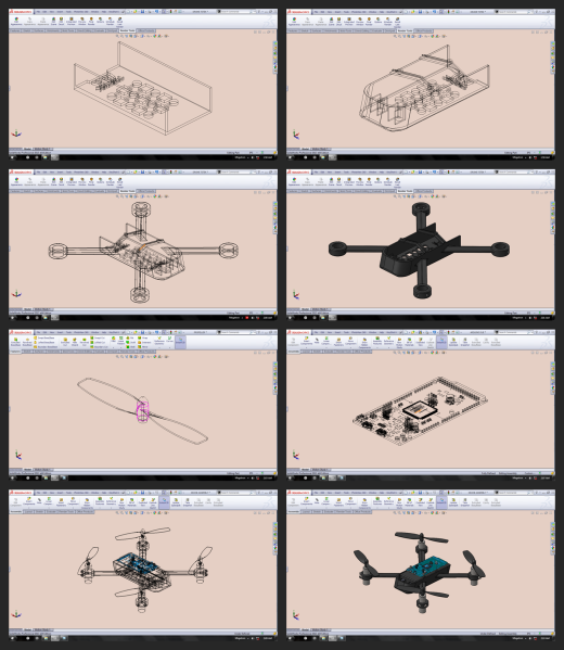 无人机3D模型缩略图