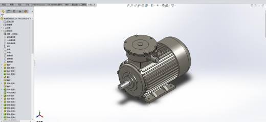 YB3-200L2-6防爆电动机模型缩略图