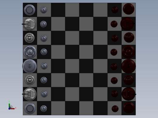 全套国际象棋前视缩略图