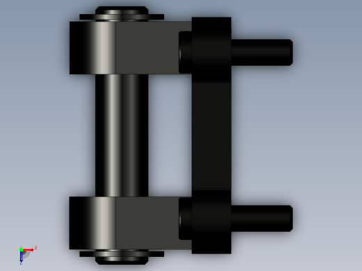 AirTAC气动元件 执行元件 超薄气缸系列 ACE系列紧凑型气缸 CB双耳环俯视缩略图