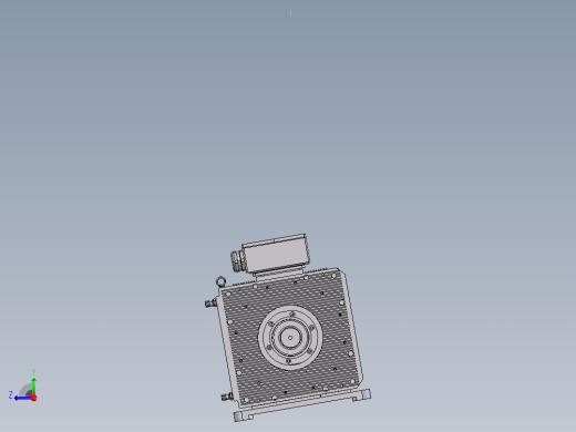 TYP460-方壳电机模型右视缩略图