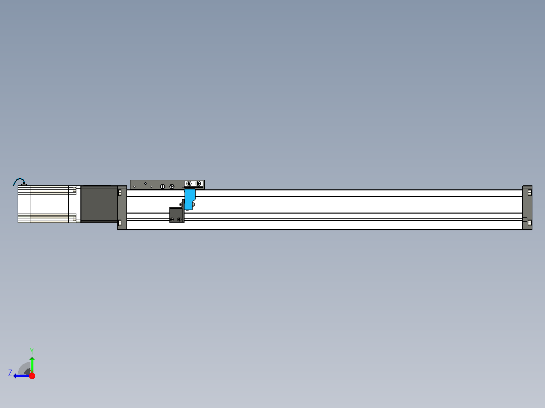 FSL60 直线模组[FSL60-E500-10C7-BC-B60]右视图