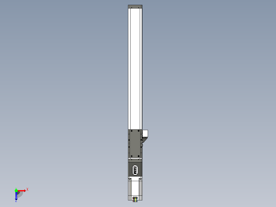 FSL60 直线模组[FSL60-E500-10C7-BC-B60]俯视图