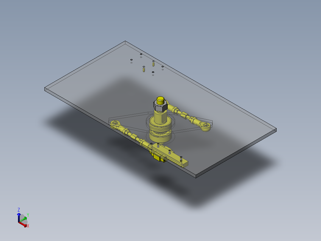 基于带导杆气缸的定心机构