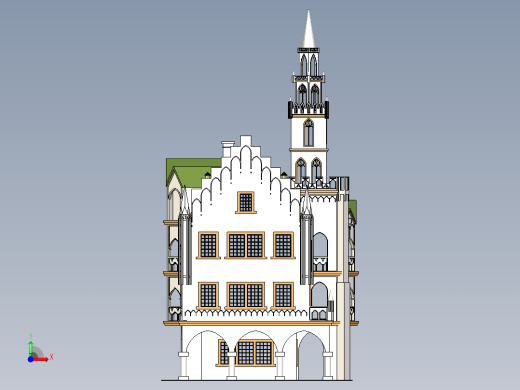 房子设计前视缩略图