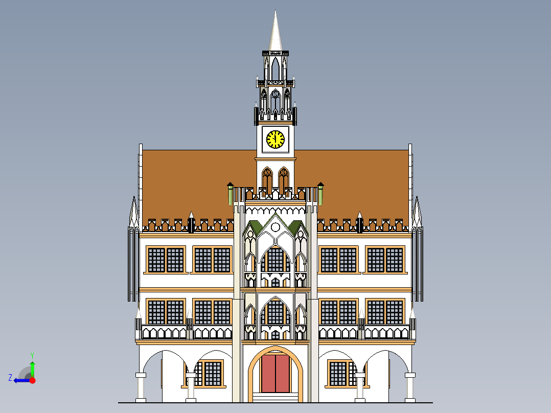 房子设计右视图
